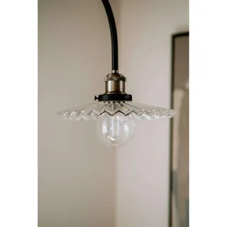 Væglampe COBBLER, klar, højde 150 cm fra Globen Lighting i Helder, Sort – produktbillede 2 af 3