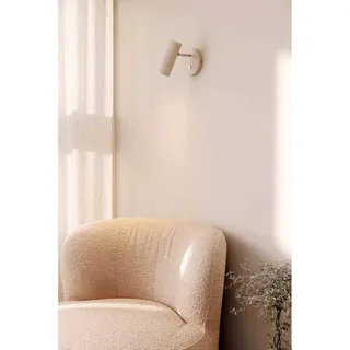væglampe Hubble, beige fra Globen Lighting i Beige, Krom – produktbillede 3 af 3