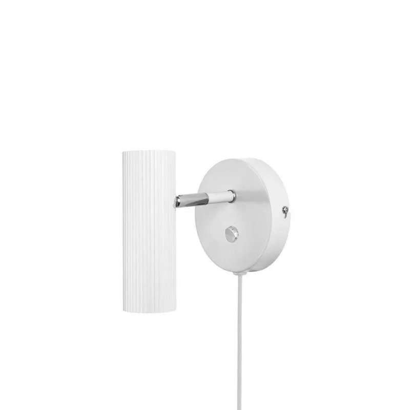 wandlamp Hubble, wit van Globen Lighting in Wit, Chroom – productfoto 2 van 4