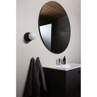 wandlamp Torrano, zwart, Ø 13 cm, IP44 by Globen Lighting in Black, White – product photo 1 of 2