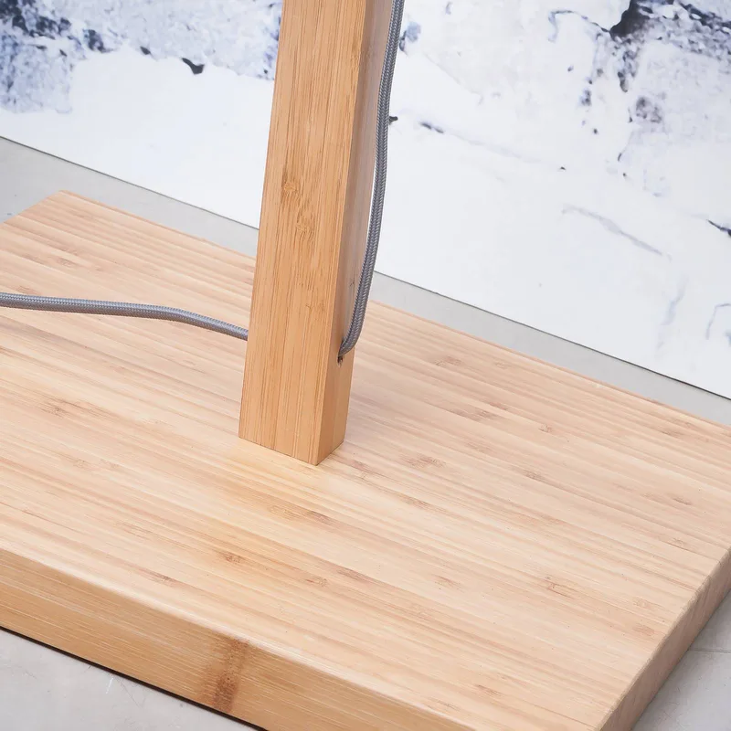 Bali vloerlamp, frame naturel, Ø 60 cm van Good&Mojo in Naturel – productfoto 5 van 5