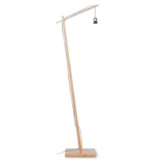 Bali vloerlamp, frame naturel, Ø 60 cm van Good&Mojo in Naturel – productfoto 3 van 5
