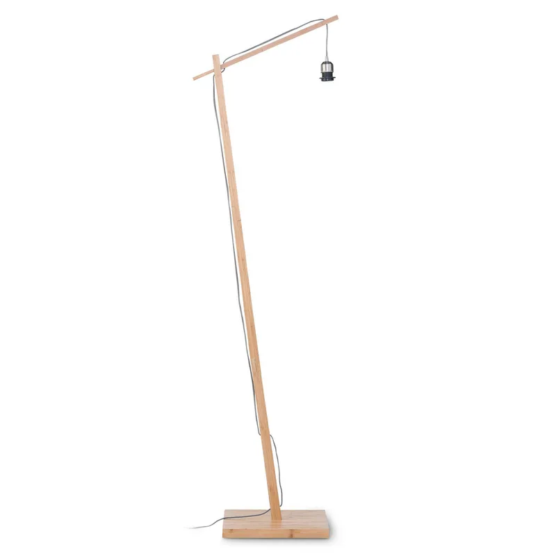 Bali vloerlamp, frame naturel, Ø 60 cm van Good&Mojo in Naturel – productfoto 3 van 5