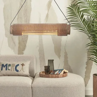 Bhutan hanglamp 85 cm naturel van Good&Mojo in Naturel – productfoto 3 van 5