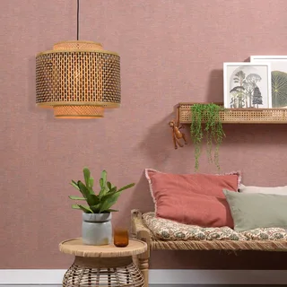 Bhutan hanglamp van bamboe Ø 40 cm de Good&Mojo en Naturel, Noir – photo produit 5 sur 5