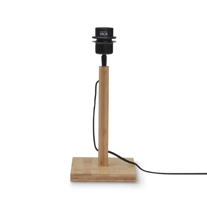 Lampe de table bambou brun ø18cm de Good&Mojo en Naturel – photo produit 5 sur 5