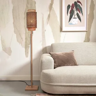 Bhutan vloerlamp, 145 cm, naturel fra Good&Mojo i Natur – produktbillede 2 af 5
