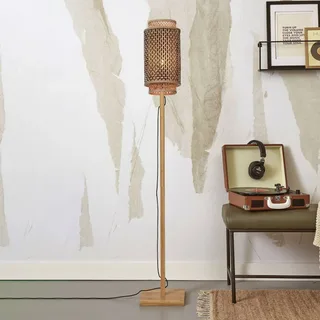 Bhutan vloerlamp, 145 cm, naturel fra Good&Mojo i Natur – produktbillede 1 af 5