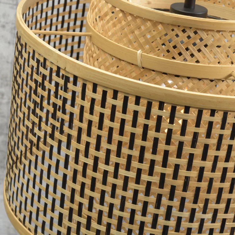 Bhutan vloerlamp, naturel, 176 cm, Ø 40 cm van Good&Mojo in Naturel – productfoto 3 van 5