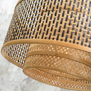 Lampadaire en bambou naturel H176cm de Good&Mojo en Naturel – photo produit 3 sur 5