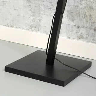 Bhutan vloerlamp, zwart, 176 cm, Ø 50 cm från Good&Mojo i Svart, Natur – produktbild 4 av 5