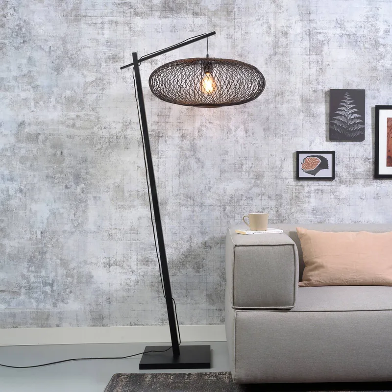 booglamp Cango large, hoogte 176 cm by Good&Mojo in Black – product photo 2 of 5