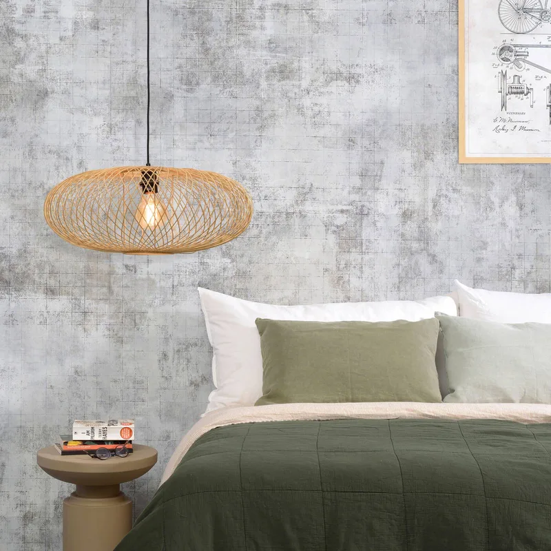 Cango hanglamp, ellips, naturel från Good&Mojo i Natur – produktbild 4 av 5