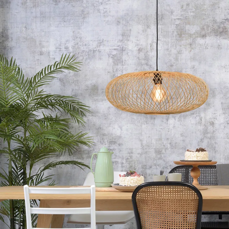 Cango hanglamp, ellips, naturel från Good&Mojo i Natur – produktbild 2 av 5