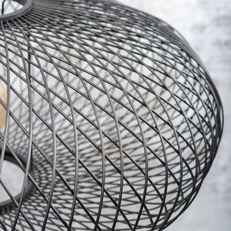 Cango plafondlamp, ellips från Good&Mojo i Svart – produktbild 4 av 5