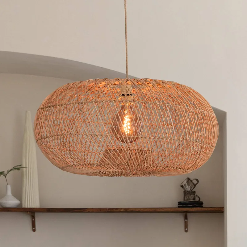 Suspension Arizona - Beige - Rotin de Good&Mojo en Licht hout – photo produit 1 sur 5