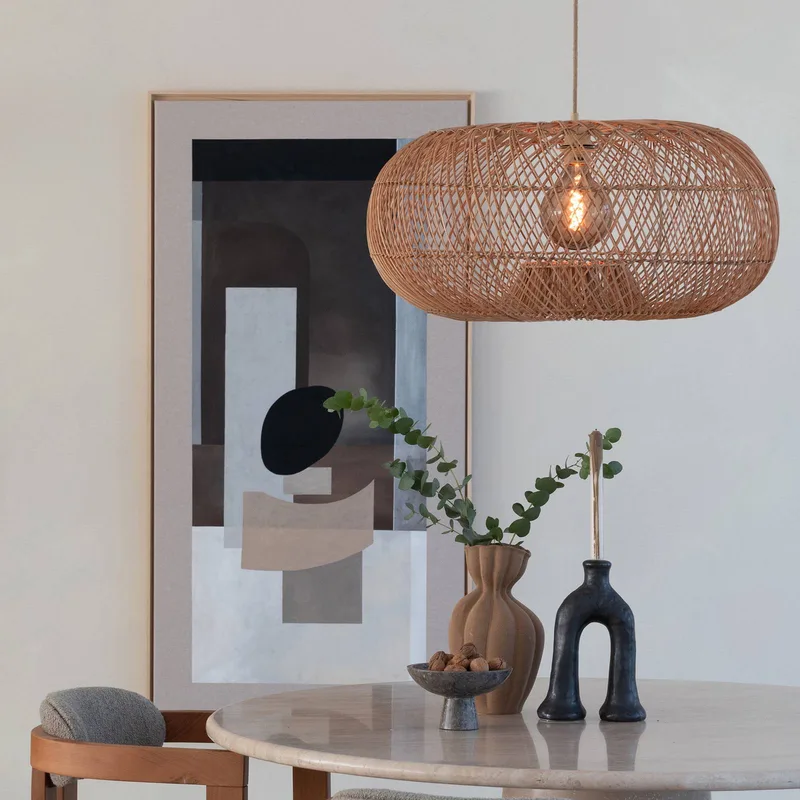 Suspension Arizona - Beige - Rotin de Good&Mojo en Licht hout – photo produit 2 sur 5