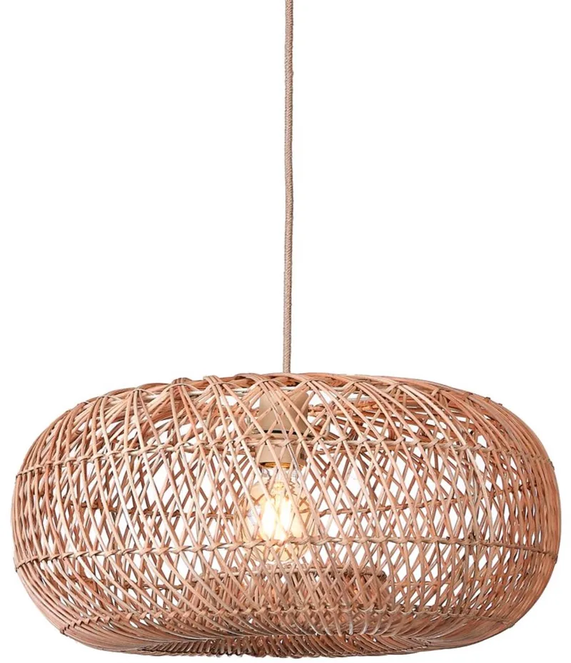 Hanglamp Arizona - Naturel - Ø50cm - Bohemian - Hanglampen Eetkamer, Slaapkamer, Woonkamer fra Good&Mojo i Brun – produktbillede