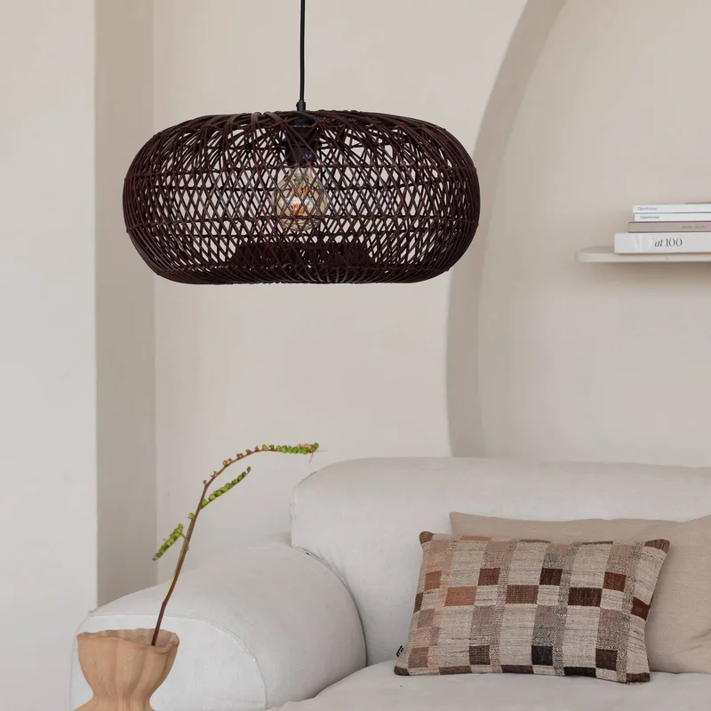 Suspension Arizona - Marron - Rotin de Good&Mojo en Bordeauxrood – photo produit 2 sur 5
