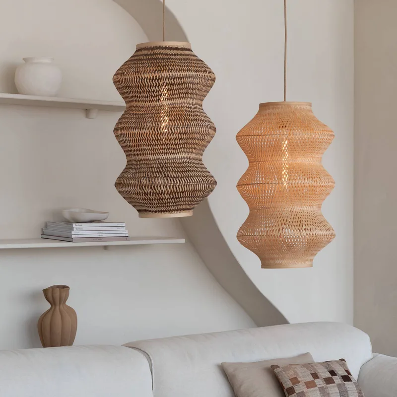 Suspension Barbados - Marron - Fer de Good&Mojo en Licht hout, Marron – photo produit 4 sur 5