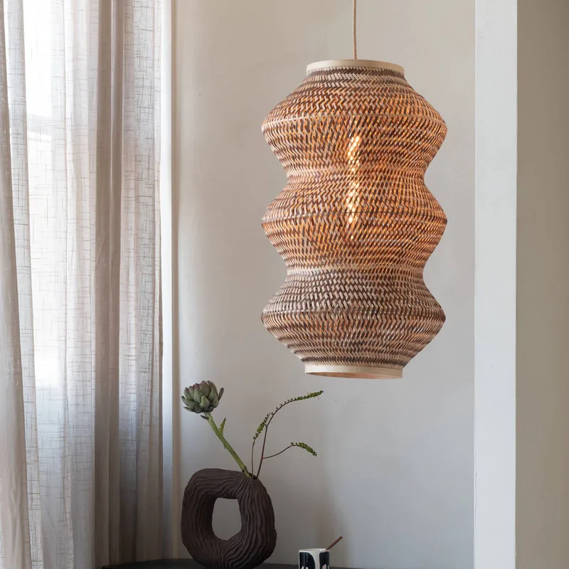 Suspension Barbados - Marron - Fer de Good&Mojo en Licht hout, Marron – photo produit 2 sur 5