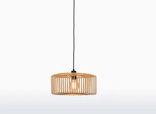 Hanglamp Bromo - Bamboe - Ø40cm - Scandinavisch,Bohemian - Hanglampen Eetkamer, Slaapkamer, Woonkamer de Good&Mojo en Marron – photo produit 1 sur 5