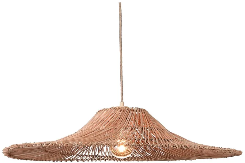 Hanglamp Cancun - Naturel - Ø70cm - Bohemian - Hanglampen Eetkamer, Slaapkamer, Woonkamer fra Good&Mojo i Brun – produktbillede