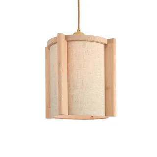 hanglamp Corsica, naturel, elzenhout, E27 de Good&Mojo en Naturel – photo produit 5 sur 5