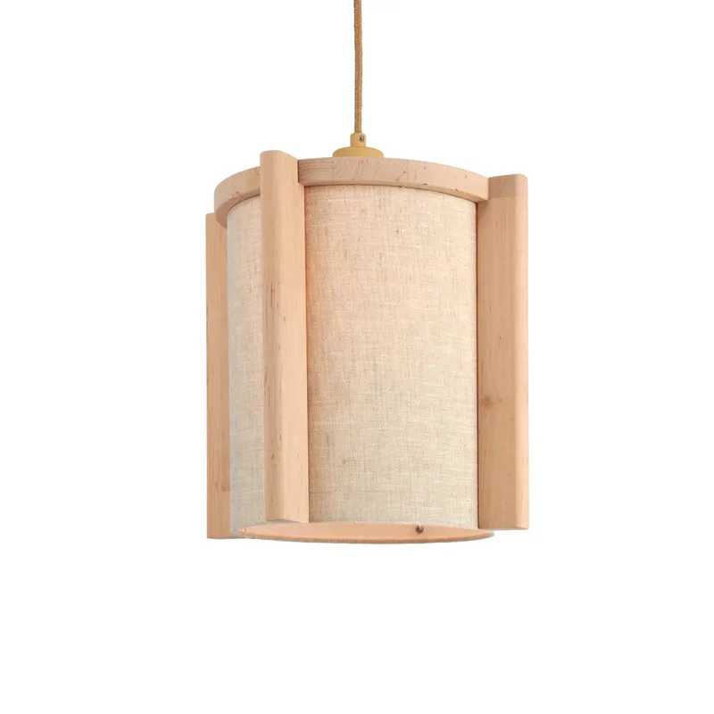 hanglamp Corsica, naturel, elzenhout, E27 de Good&Mojo en Naturel – photo produit 5 sur 5