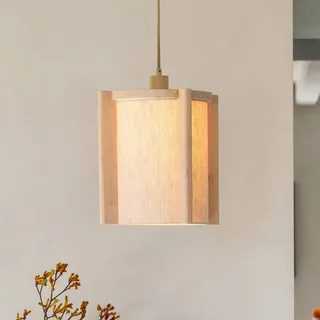 hanglamp Corsica, naturel, elzenhout, E27 de Good&Mojo en Naturel – photo produit 1 sur 5