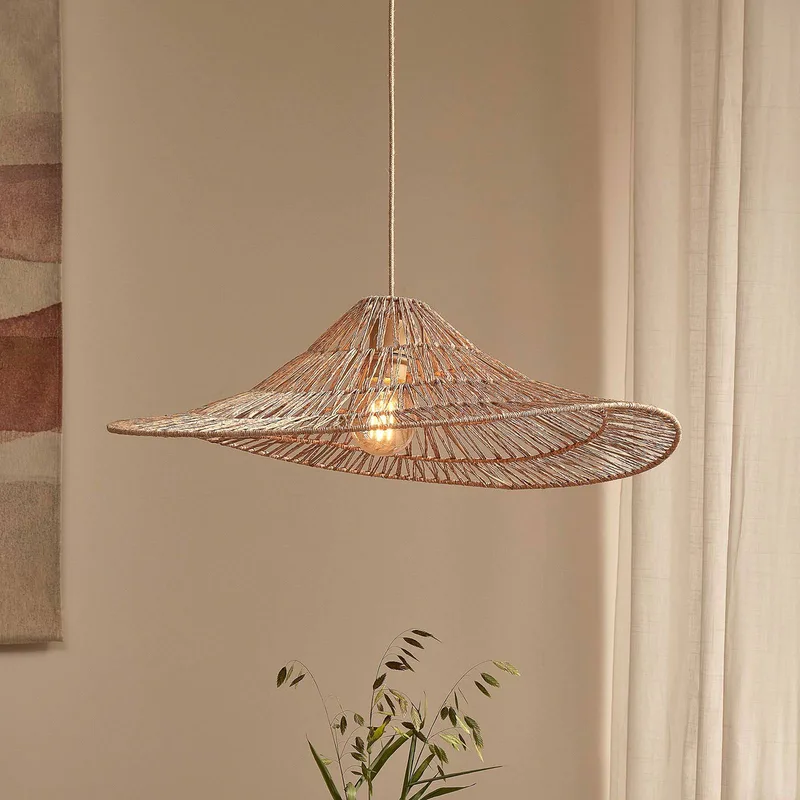 hanglamp Cuzco, naturel, Ø 65 cm, jute von Good&Mojo in Natuurkleurig, Beige – Produktfoto 1 von 5
