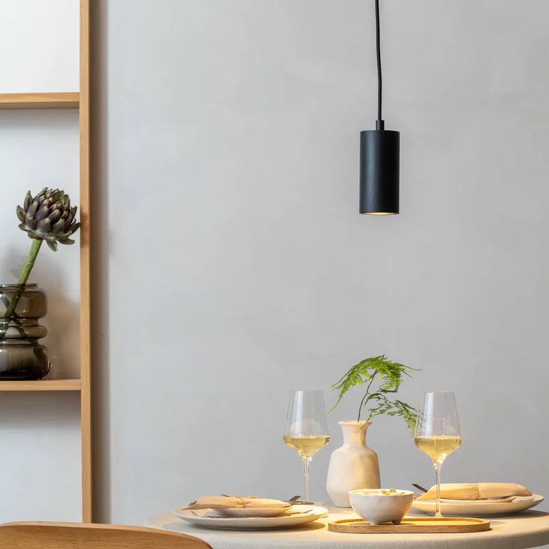 hanglamp Java, bamboe, GU10 von Good&Mojo in Schwarz – Produktfoto 2 von 5
