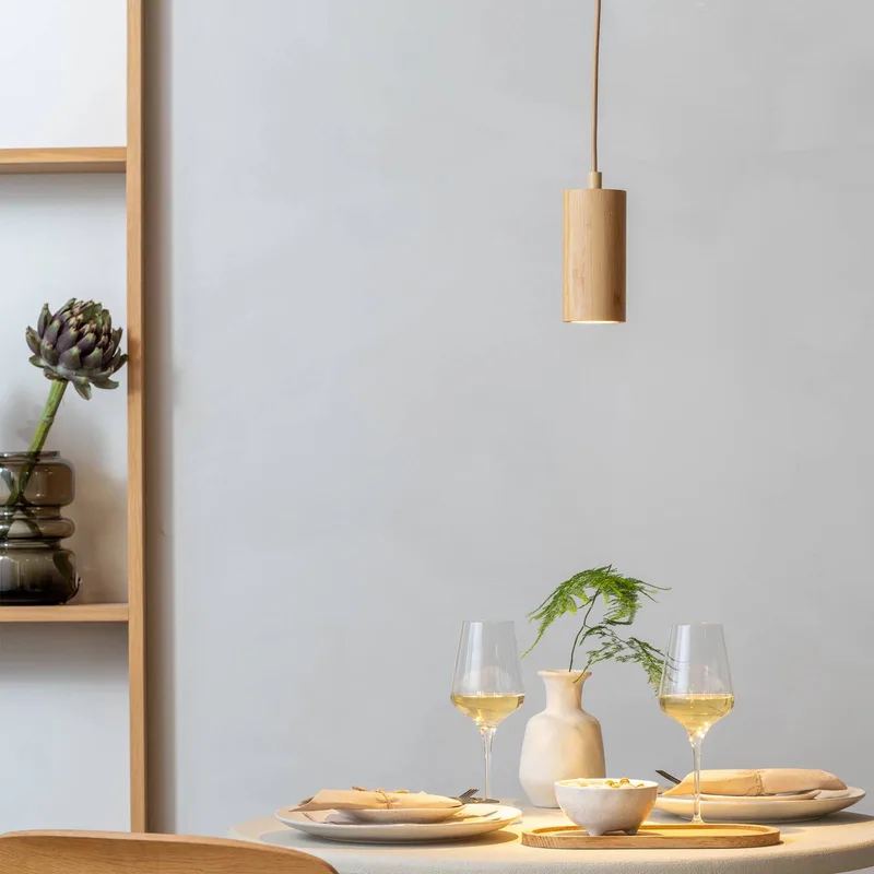 hanglamp Java, naturel, bamboe, GU10 från Good&Mojo i Natur – produktbild 2 av 5