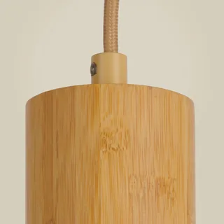 hanglamp Java, naturel, bamboe, GU10 från Good&Mojo i Natur – produktbild 4 av 5