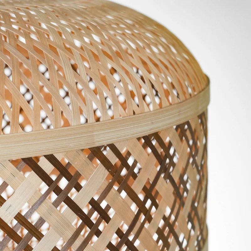 hanglamp Langkawi, bruin Ø 50 cm, bamboe E27 från Good&Mojo i Natuurlijk bamboe, Brun – produktbild 4 av 5