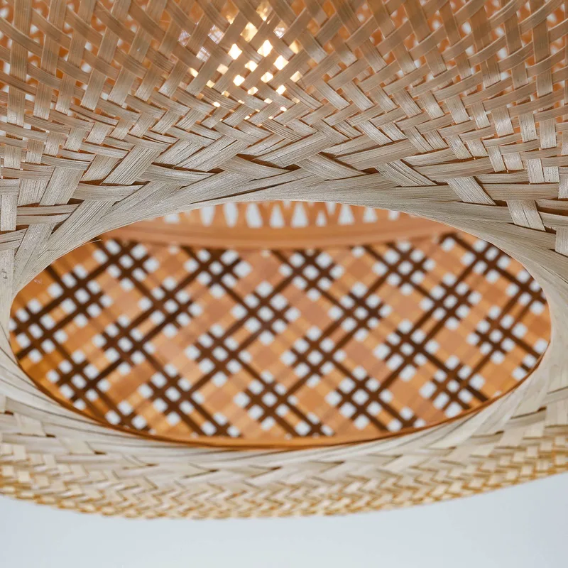 hanglamp Langkawi, bruin Ø 50 cm, bamboe E27 från Good&Mojo i Natuurlijk bamboe, Brun – produktbild 5 av 5