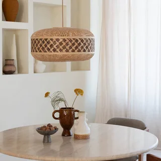 hanglamp Langkawi, bruin Ø 50 cm, bamboe E27 från Good&Mojo i Natuurlijk bamboe, Brun – produktbild 2 av 5