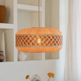 hanglamp Langkawi, bruin Ø 50 cm, bamboe E27 från Good&Mojo i Natuurlijk bamboe, Brun – produktbild 1 av 5