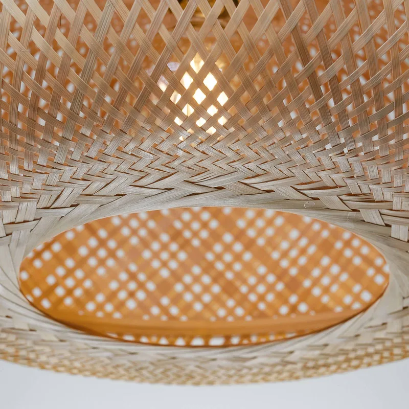 hanglamp Langkawi, naturel Ø 50 cm, bamboe E27 från Good&Mojo i Natuurlijk bamboe – produktbild 4 av 5