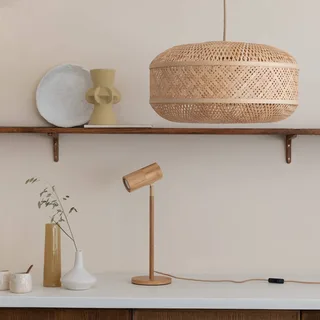 hanglamp Langkawi, naturel Ø 50 cm, bamboe E27 från Good&Mojo i Natuurlijk bamboe – produktbild 2 av 5