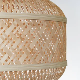 hanglamp Langkawi, naturel Ø 50 cm, bamboe E27 från Good&Mojo i Natuurlijk bamboe – produktbild 5 av 5