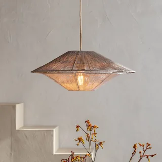 Suspension Lumbini - Gris - Corde de Good&Mojo en Gris clair, Blanc – photo produit 1 sur 3