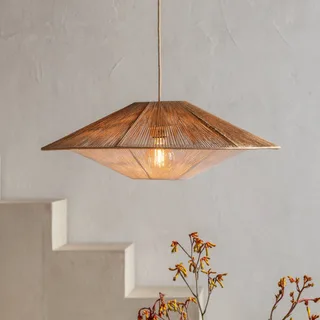 Suspension Lumbini - Beige - Corde de Good&Mojo en Naturel, Blanc – photo produit 1 sur 5