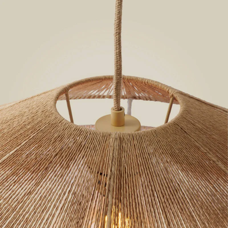 Suspension Lumbini - Beige - Corde de Good&Mojo en Naturel, Blanc – photo produit 5 sur 5