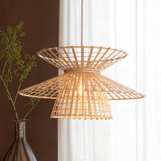 hanglamp Machu Picchu, naturel, Ø 57 cm, bamboe von Good&Mojo in Natuurlijk bamboe – Produktfoto 1 von 5