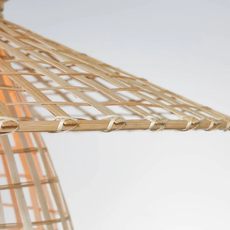hanglamp Machu Picchu, naturel, Ø 57 cm, bamboe von Good&Mojo in Natuurlijk bamboe – Produktfoto 4 von 5
