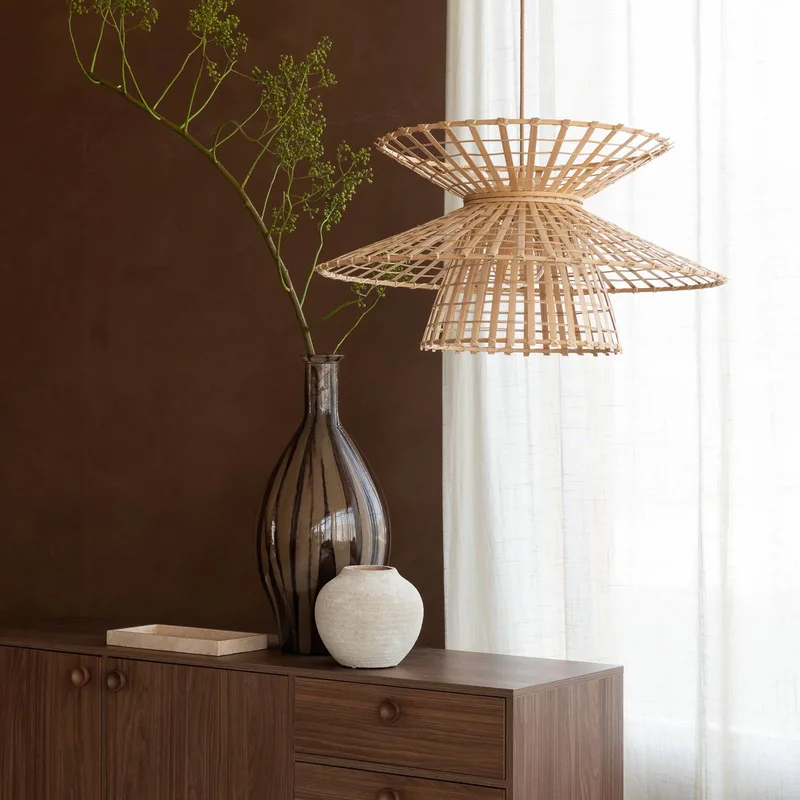 hanglamp Machu Picchu, naturel, Ø 57 cm, bamboe von Good&Mojo in Natuurlijk bamboe – Produktfoto 2 von 5