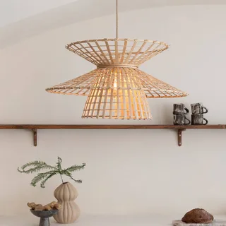 hanglamp Machu Picchu, naturel, Ø 57 cm, bamboe von Good&Mojo in Natuurlijk bamboe – Produktfoto 3 von 5