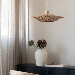 hanglamp Madura, Ø 44 cm, naturel/bruin, bamboe från Good&Mojo i Licht hout, Brun – produktbild 3 av 5