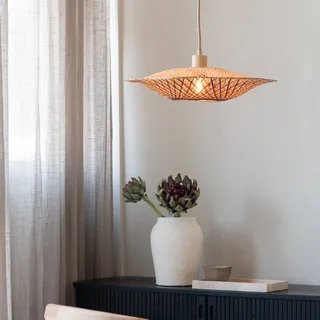 hanglamp Madura, Ø 44 cm, naturel/bruin, bamboe från Good&Mojo i Licht hout, Brun – produktbild 2 av 5